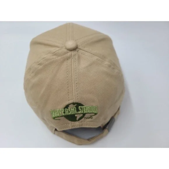 Vintage Universal Studios Strapback Adjustable (Fits Small) Hat Cap Beige Brown - Picture 8 of 13